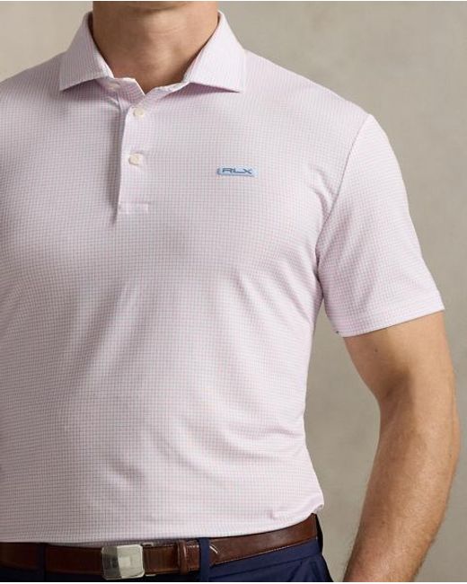 Ralph Lauren Tailored-Fit Performance-Poloshirt in White für Herren