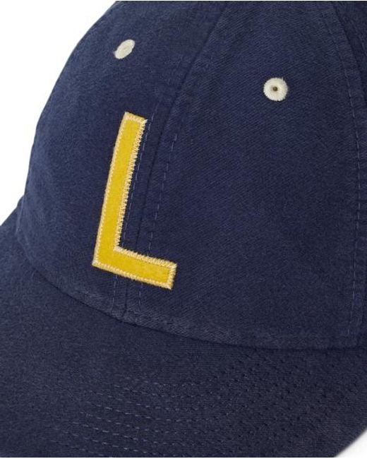 Polo Ralph Lauren Blue Chamois Ball Cap for men