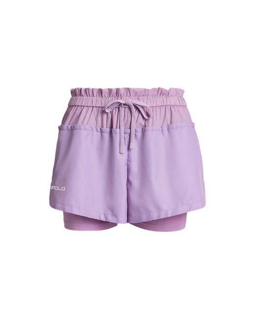 Polo Ralph Lauren Purple Layered Drawstring Short