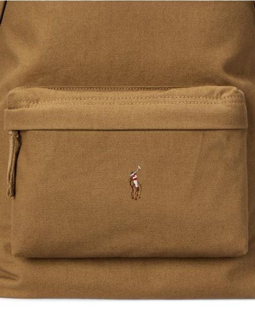 Polo Ralph Lauren Blue Canvas Backpack for men