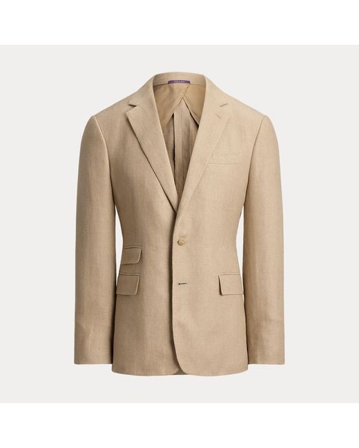 Ralph Lauren Natural Kent Hand-Tailored Twill Suit Jacket for men