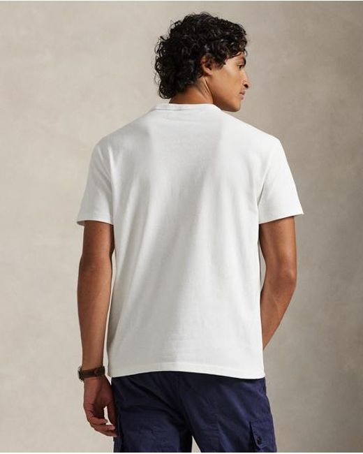 Polo Ralph Lauren White Classic Fit Heavyweight Jersey T-shirt for men