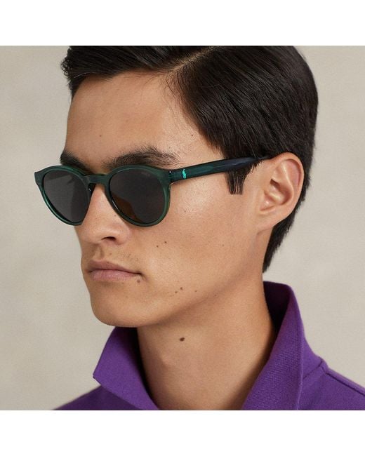 Ralph Lauren Black The Earth Polo Sunglasses for men