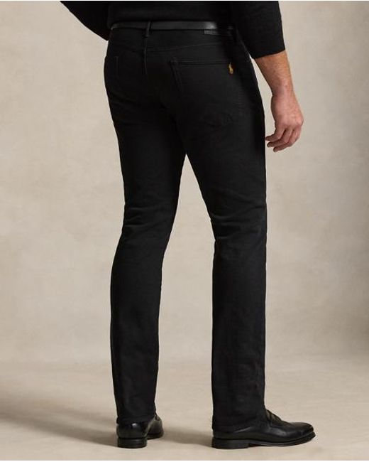 Ralph Lauren Blue Hampton Straight Stretch Jean for men
