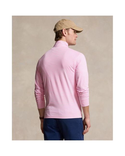 Polo Ralph Lauren Gestreifter Jerseypullover in Pink für Herren