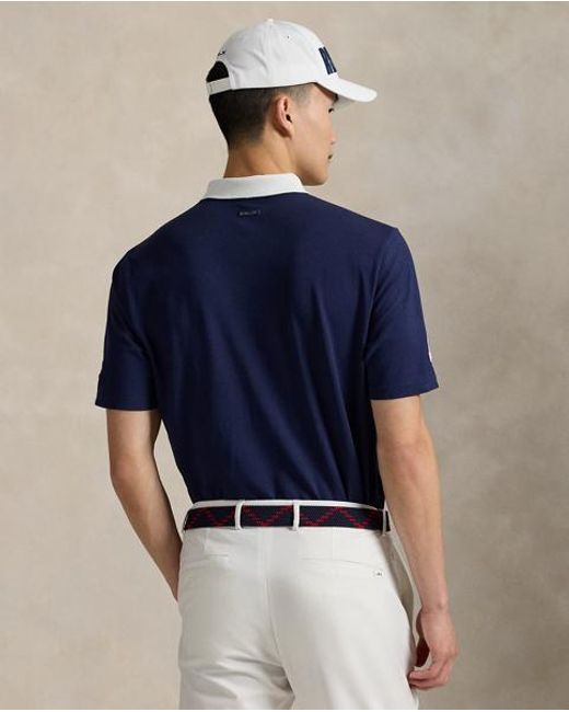 Ralph Lauren U.S. Ryder Cup Performance Polo-Shirt in het Blue voor heren