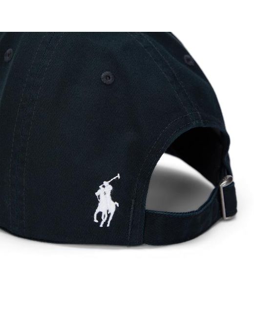 Cappellino da baseball in twill ricamato di Polo Ralph Lauren in Blue da Uomo