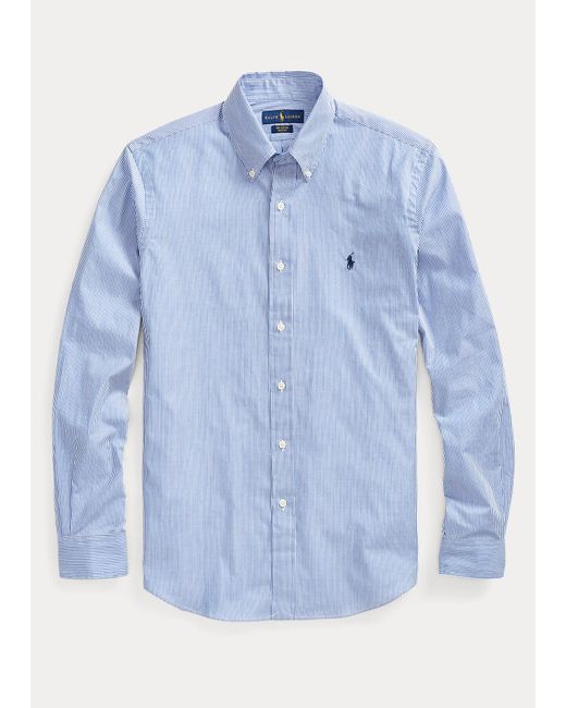 classic fit striped shirt