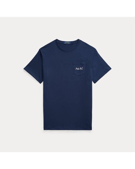 Polo Ralph Lauren Blue Polo Bear Jersey T-Shirt for men