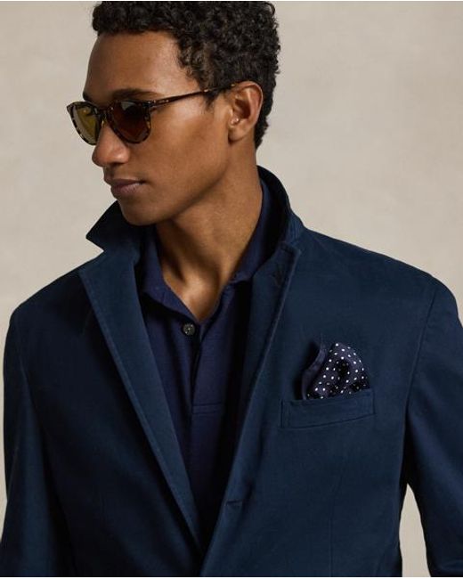 Polo Ralph Lauren Blue Polo Unconstructed Chino Suit Jacket for men
