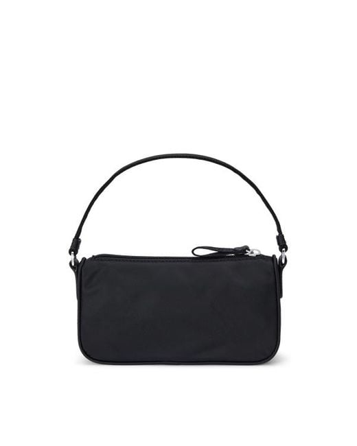 Ralph Lauren Black Medium Nylon Top-handle Pouch