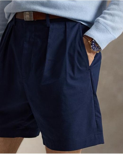 Ralph Lauren Blue 16.5 Cm Cormac Classic Fit Twill Short for men