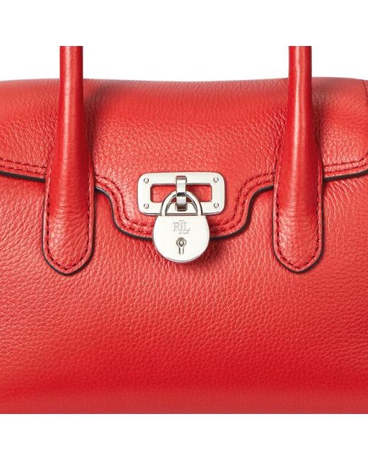 Bauletto Tanner piccolo in pelle di Ralph Lauren in Green