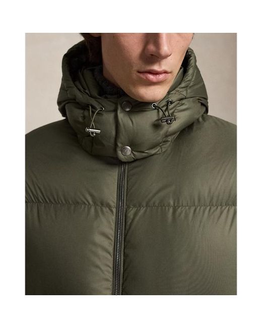Ralph Lauren Brown The Decker Matte Down Jacket for men