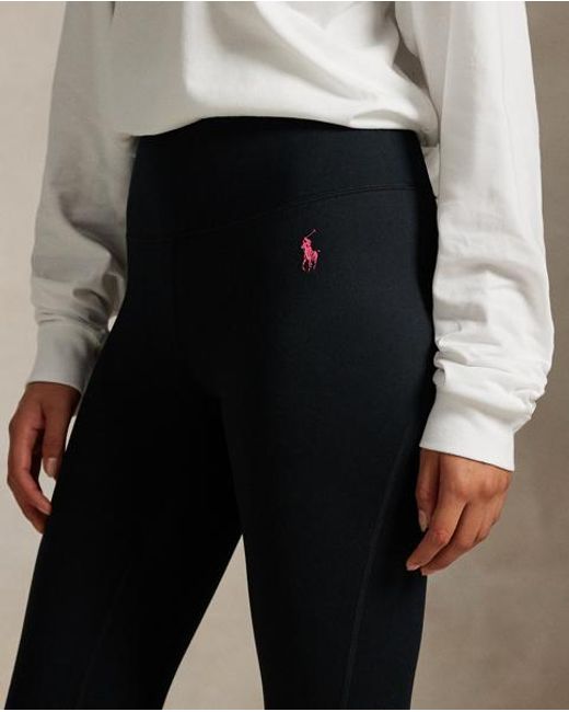 Polo Ralph Lauren Blue Pony Stretch-Jersey Legging