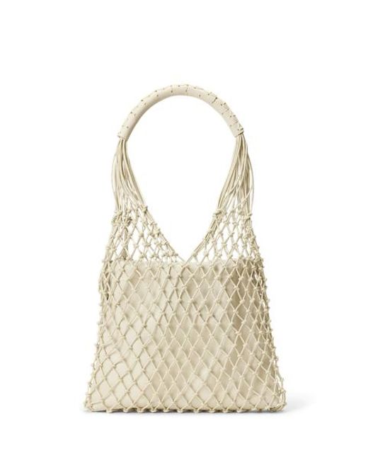 Ralph Lauren Natural Ralph Lauren Macramé Tote
