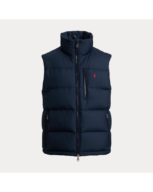 Polo Ralph Lauren Blue The Gorham Down Gilet for men