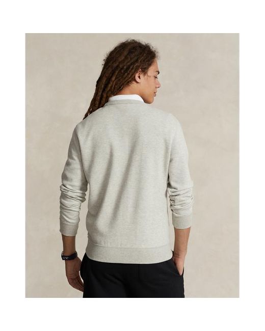 Polo Ralph Lauren Double-knit Sweatshirt Met Big Pony in het Gray voor heren