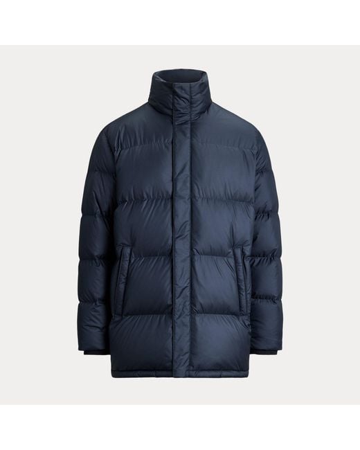 Polo Ralph Lauren Blue The Decker Matte Down Coat for men