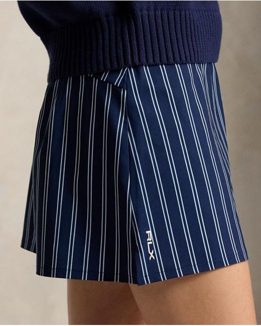 Ralph Lauren Blue Pinstripe Performance Skort