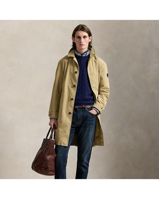 Ralph Lauren Natural The Pearson Twill Car Coat for men