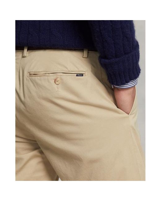 Pantalón chino Slim Fit elástico Polo Ralph Lauren de hombre de color Natural