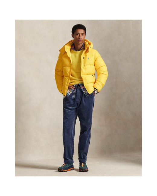 Ralph Lauren Yellow The Gorham Down Jacket for men