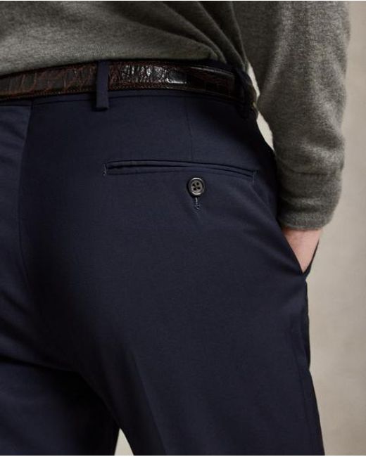 Polo Ralph Lauren Gray Slim Fit Wool Twill Trouser for men