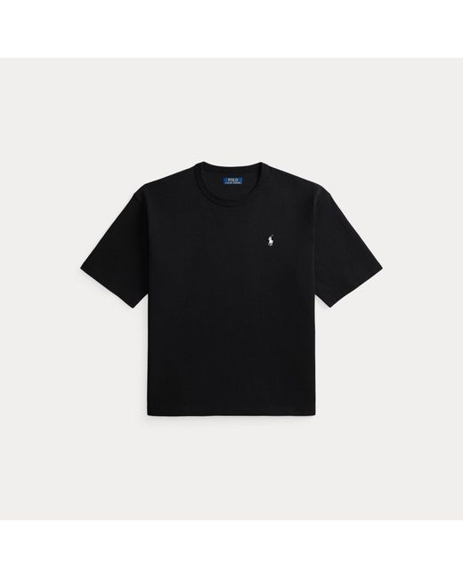 Polo Ralph Lauren Black Relaxed Fit Jersey Crewneck T-Shirt for men