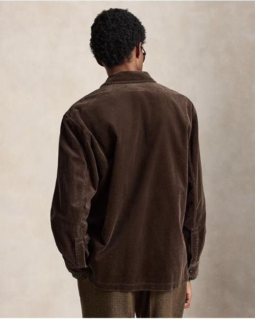 Polo Ralph Lauren Black The Finley Corduroy Jacket for men