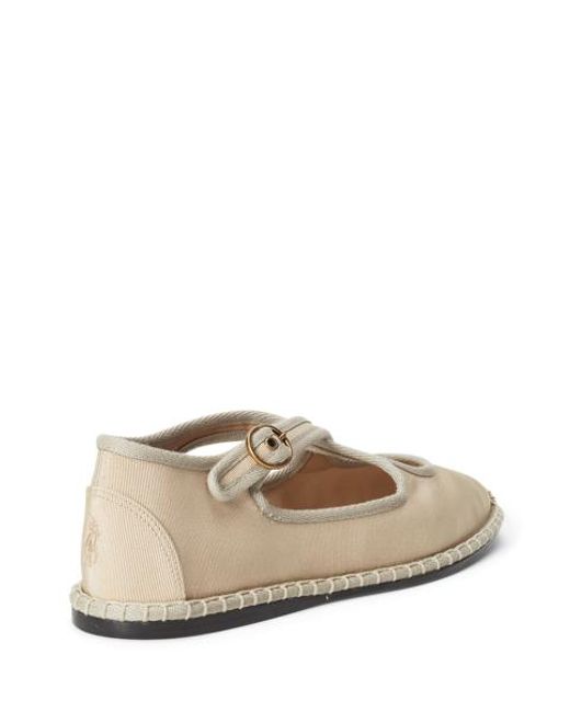 Polo Ralph Lauren Natural Grosgrain Mary Jane Espadrille