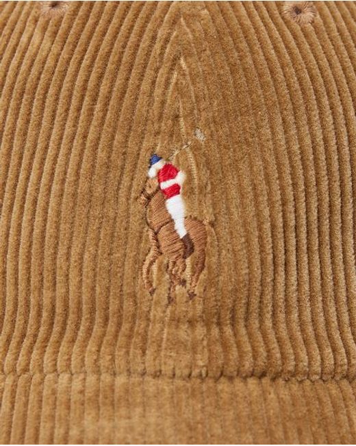 Polo Ralph Lauren Brown Corduroy Ball Cap
