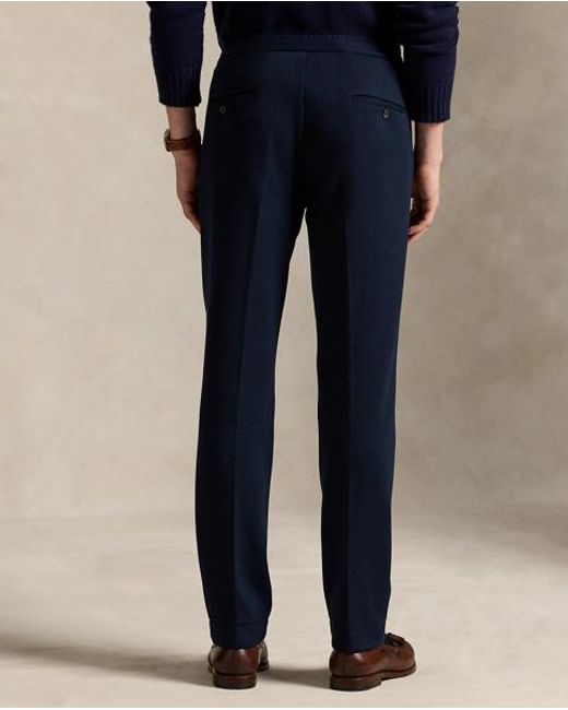 Polo Ralph Lauren Blue Double-Knit Suit Trouser for men