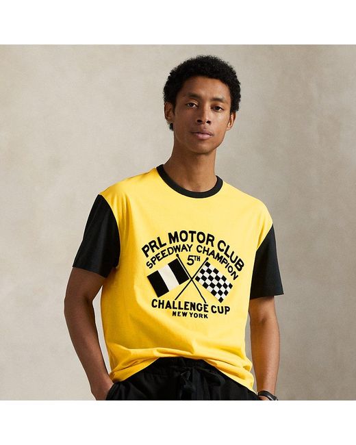 Ralph Lauren Metallic Classic Fit Jersey Graphic T-Shirt for men