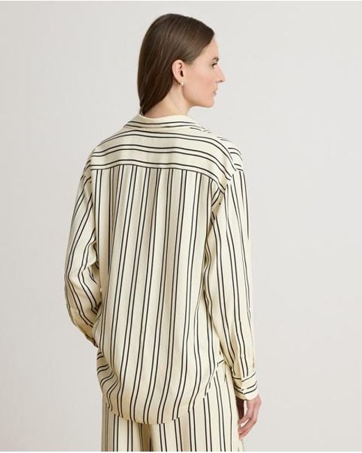 Ralph Lauren Natural Relaxed Fit Striped Jacquard Shirt