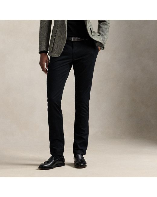 Polo Ralph Lauren Black Stretch Slim Fit Chino Trouser for men