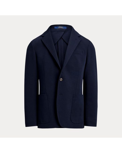 Polo Ralph Lauren Blue Polo Soft Modern Fit Double-Knit Jacket for men