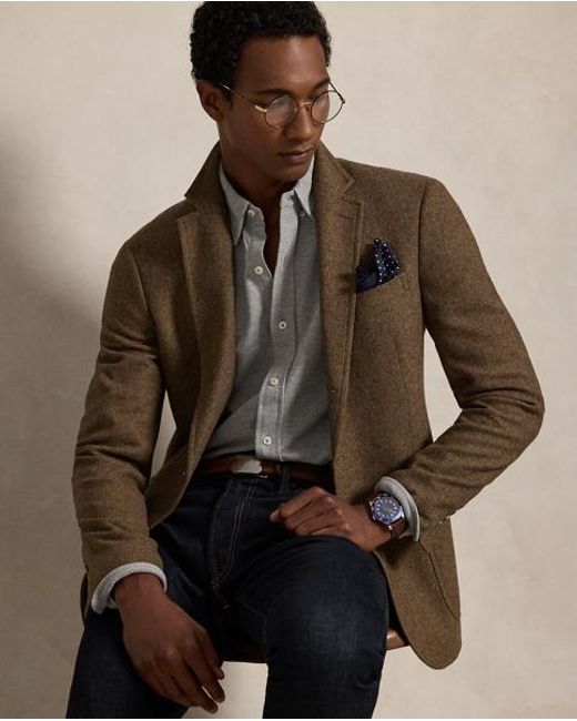 Polo Ralph Lauren Gray Featherweight Mesh Shirt for men