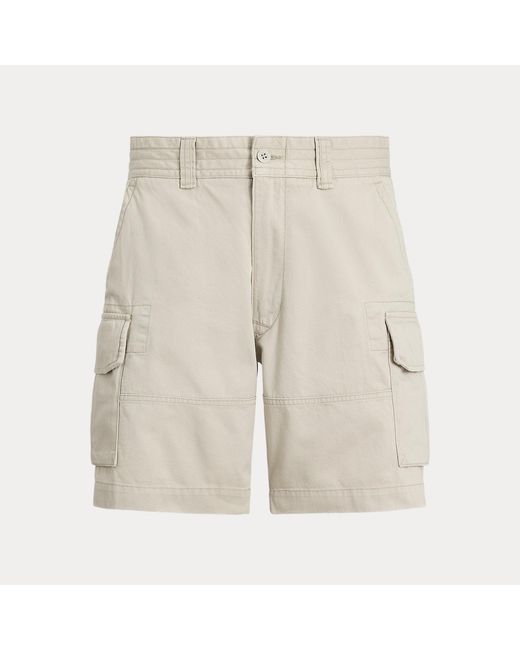 Polo Ralph Lauren Natural 20.5 Cm Gellar Relaxed Twill Cargo Short for men