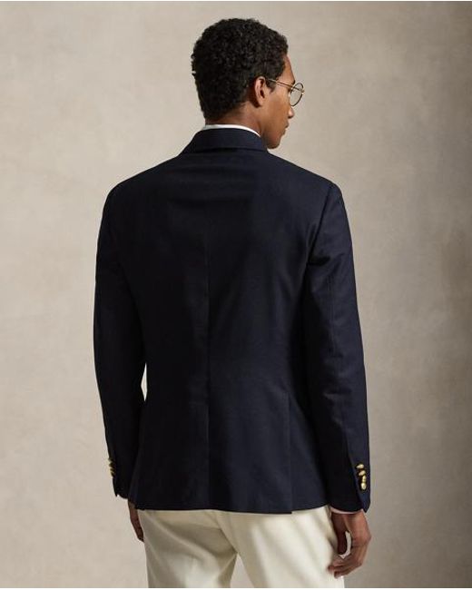 Polo Ralph Lauren Blue Polo Doeskin Wool Blazer for men