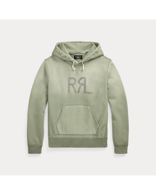 RRL Green Ranch Logo Hoodie for men