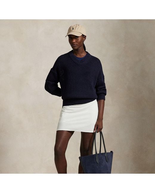 Skort tecnica da 43 cm di Ralph Lauren in Blue