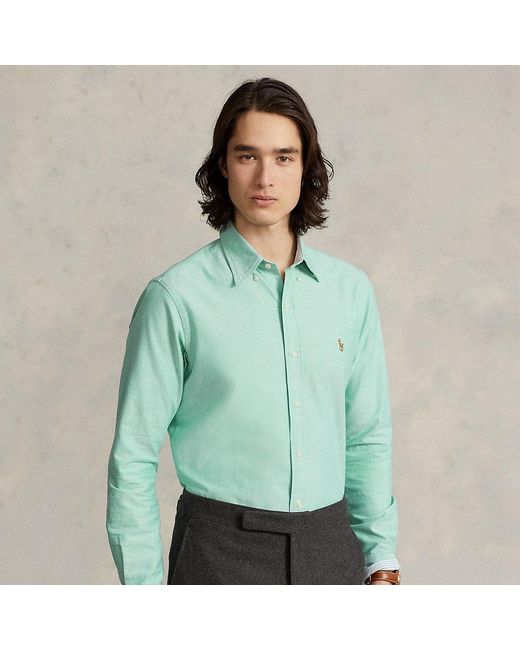 Camisa Oxford Slim Fit Polo Ralph Lauren de hombre de color Verde | Lyst