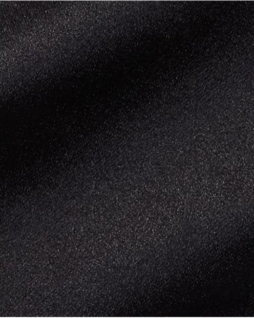Ralph Lauren Black Silk Satin Bow Tie for men