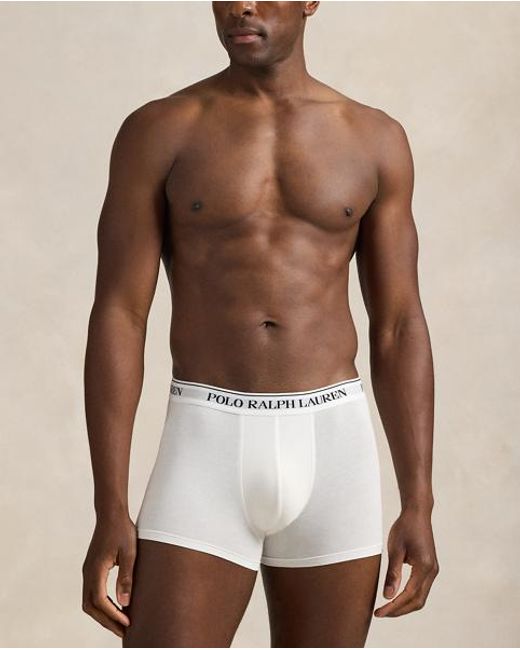 Polo Ralph Lauren Blue Classic Stretch-Cotton Trunk 3-Pack for men