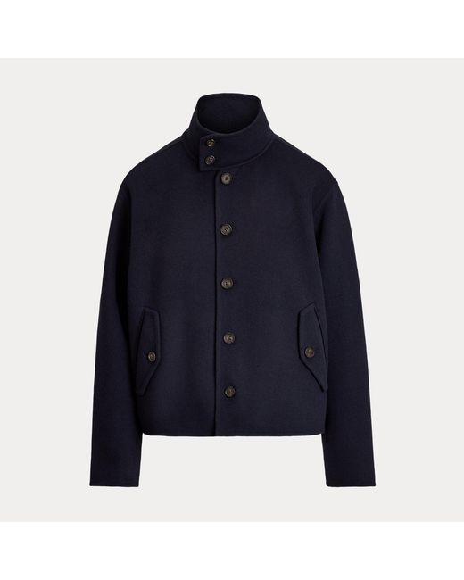 Polo Ralph Lauren Blue Double-Faced Wool Jacket