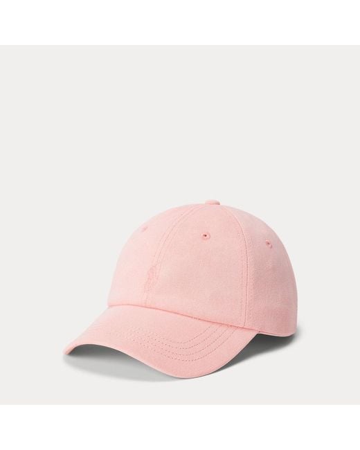 Polo Ralph Lauren Pink Cotton Twill Ball Cap