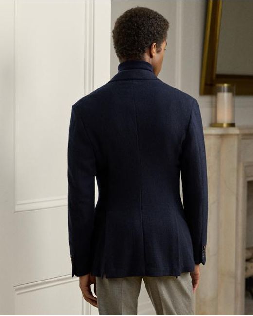 Ralph Lauren Blue Hadley Hand-Tailored Cashmere Jacket for men