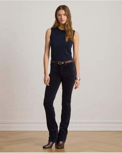 Ralph Lauren Blue Sleeveless Crewneck Jumper