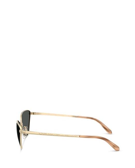 Ralph Lauren Brown Western Rectangle Sunglasses